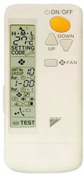 DAIKIN BRC7FA532F vezeték nélküli infrás távvezérlő